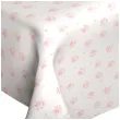 obrus papierowy kocie lapki rozowy jasny partydeco 120 x 180 cm