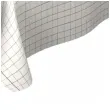 obrus papierowy kratka bialy partydeco 180 x 120 cm