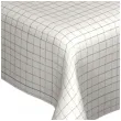 obrus papierowy kratka bialy partydeco 180 x 120 cm
