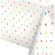 obrus papierowy kropki kolorowe maki 180 x 120 cm