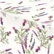 obrus papierowy kwiat lawendy mix maki 180 x 120 cm