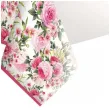 obrus papierowy kwiat rozy rozowy jasny maki 180 x 120 cm