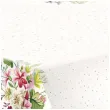 obrus papierowy kwiaty i kropki mix maki 180 x 120 cm