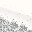obrus papierowy silver ornament bialy srebrny maki 180 x 120 cm