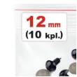 oczka bezpieczne classic czarne stoklasa 12 mm 10 kpl