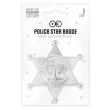 odznaka gwiazda szeryfa srebrny partypal 8 cm