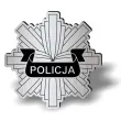 odznaka policja srebrna 6 cm