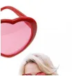 okulary na walentynki serduszka czerwone partydeco