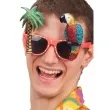 okulary party hawajska papuga z palma carnival toys