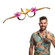 okulary party hawajski mix hello aloha 6 szt