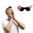okulary party hawajski ptak z kwiatem boland