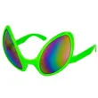 okulary party kosmita zielony partypal