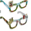 okulary party kowbojskie party papierowe 6 szt