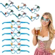 okulary party oktoberfest po bawarsku 6 szt