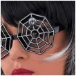 okulary party pajeczyna czarne carnival toys