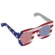 okulary party usa amerykanskie flagi papierowe 6 szt