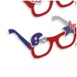okulary party usa amerykanskie symbole papierowe mix 6 szt