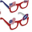 okulary party usa amerykanskie symbole papierowe mix 6 szt