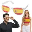 okulary plastikowe flaga hiszpanii na mundial mecz dzien jezykow do szkoly