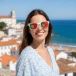 okulary plastikowe flaga portugalii na mundial mecz dzien jezykow do szkoly