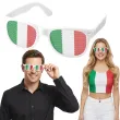 okulary plastikowe flaga wloch na mundial mecz dzien jezykow do szkoly