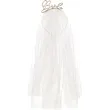 opaska party bride z welonem zlota partydeco