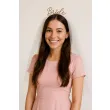 opaska party bride z welonem zlota partydeco