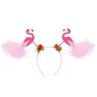 opaska party flamingi z puchem rozowy widmann