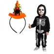 opaska party kapelusz czarownicy halloween z pajakiem pomaranczowy carnival toys