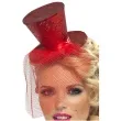 opaska party kapelusz fever czerwony smiffys