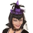 opaska party kapelusz z welonem purpurowa widmann
