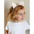 opaska party kocie uszy kokardka rozowy partydeco