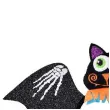 opaska party nietoperz ze skrzydlami czarna widmann