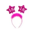 opaska party urodziny 18 rozowe gwiazdki