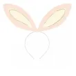 opaska party uszy krolika kremowy partydeco 4 szt