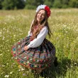 opaska z kwiatami do stroju na apel marsz swieto niepodleglosci 11 listopada polska bialo czerwona