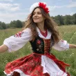 opaska z kwiatami do stroju na apel marsz swieto niepodleglosci 11 listopada polska bialo czerwona