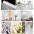 organza gladka biala partydeco 0 16 x 9 m