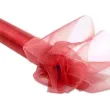 organza gladka czerwona partydeco 0 36 x 9 m