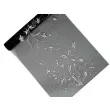 organza z nadrukiem czarny partydeco 0 36 x 9 m