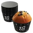 oslonki na muffinki 18 urodziny glamour birthday 6 szt