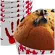 oslonki na muffinki halloween krwawa reka 6 szt