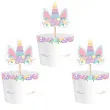 oslonki na muffinki jednorozec unicorn partypal 6 szt