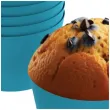 oslonki na muffinki monokolor blekitny 6 szt