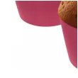 oslonki na muffinki monokolor rozowy 6 szt