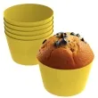 oslonki na muffinki monokolor zolty 6 szt
