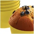oslonki na muffinki monokolor zolty 6 szt