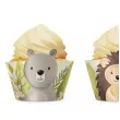 oslonki na muffinki zwierzeta lesni przyjaciele partypal 6 szt