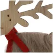 ozdoba choinkowa renifer bezowy drewniany arpex