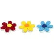 ozdoba filcowa kwiatki kolorowe titanum 15 szt
